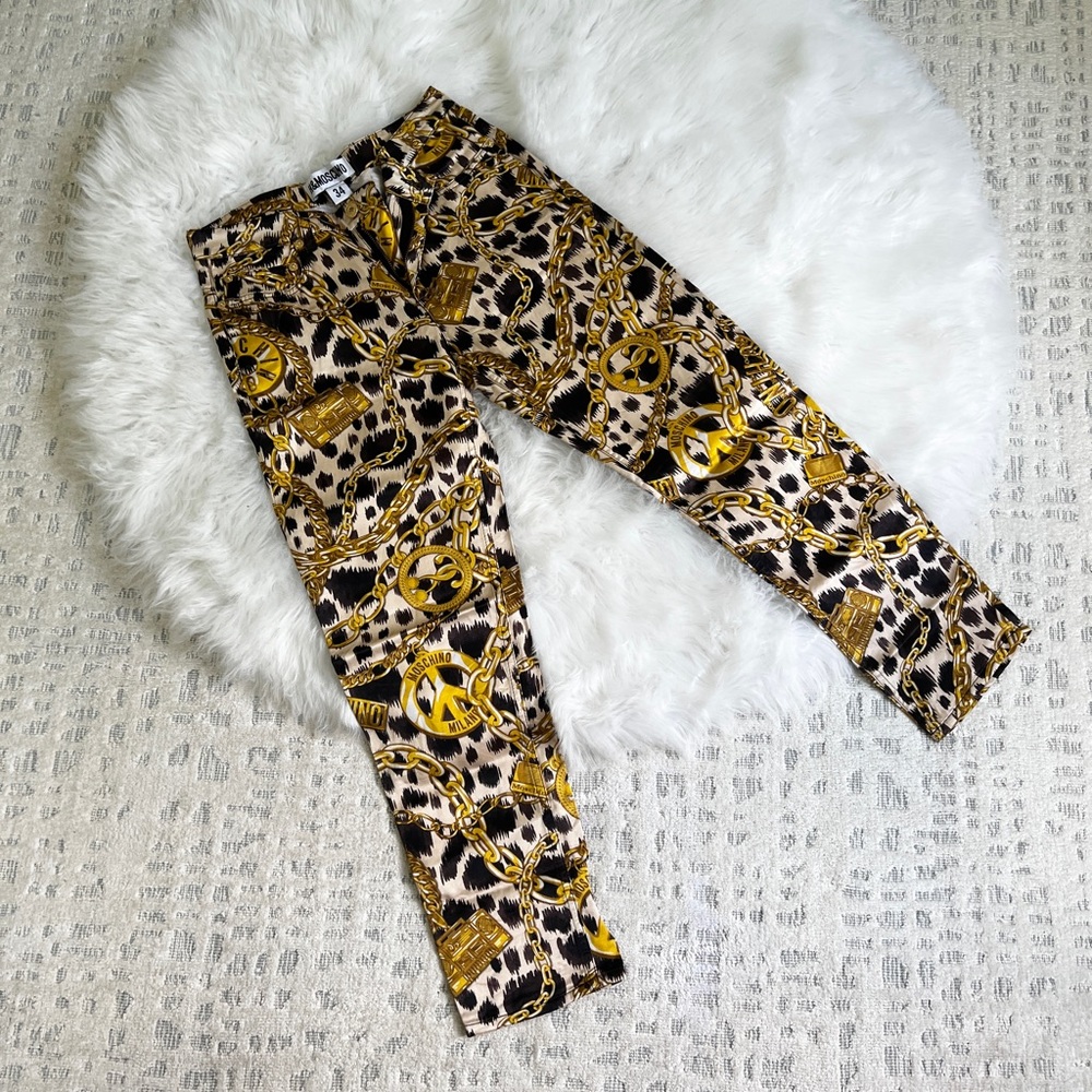 Epic Unworn Moschino X H&M Logo Pants Size 2